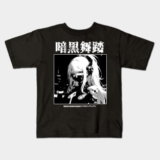 Cyberpunk Anime Cyborg Tech Girl Japanese Streetwear Kids T-Shirt